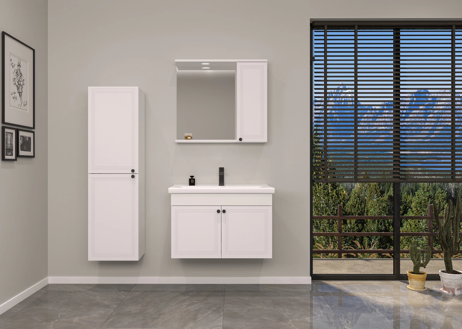 Ensemble de meuble salle de bain RIO
